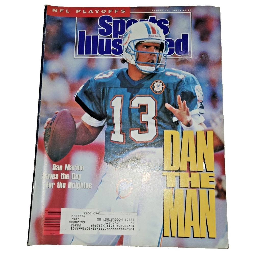 01/14/1991 Sports Illustrated Dan the Man (Dan Marino)